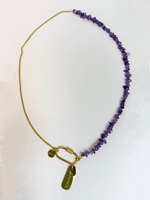 Radiante Amethyst Necklace