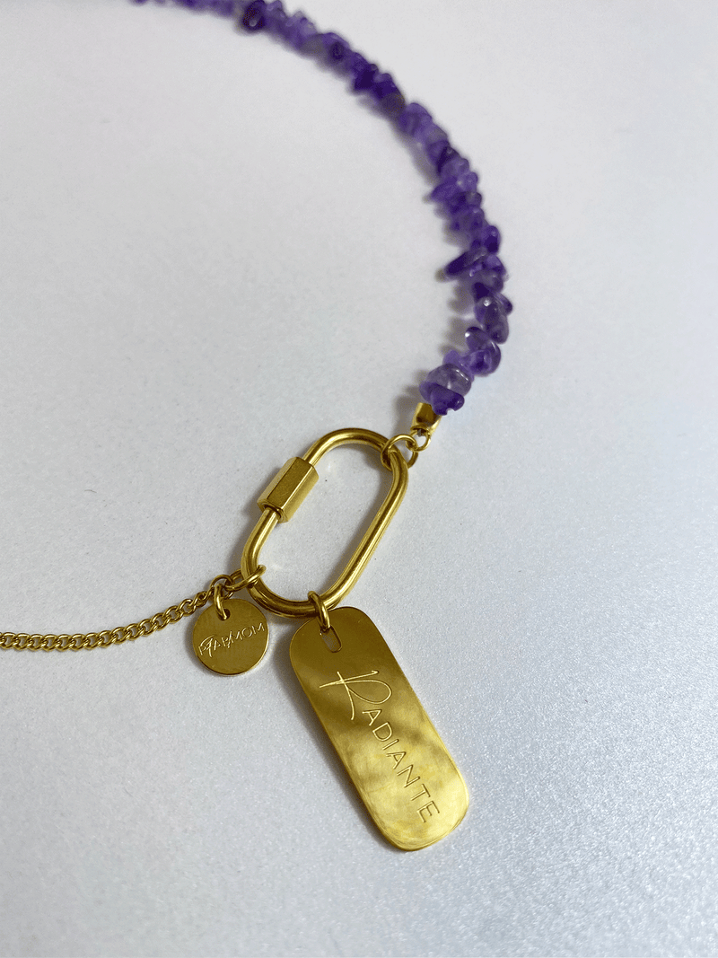 Radiante Amethyst Necklace