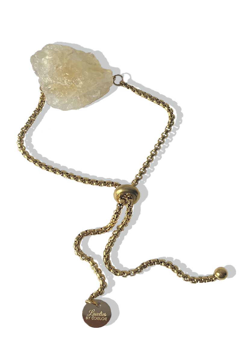 CITRINE - raw x dainty