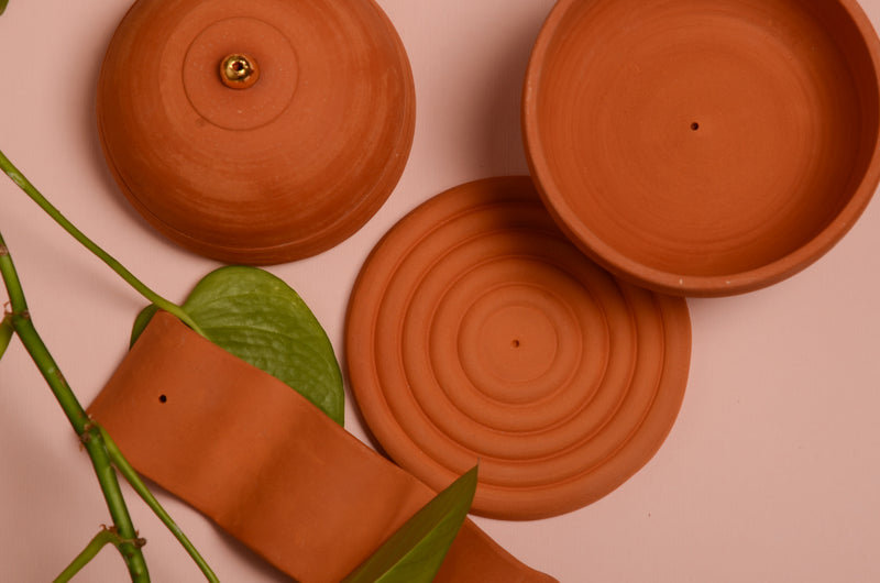 Terracotta | Wiggle Incense Holder