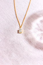 Birthstone Necklace - March / Aquamarine