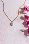 Birthstone Necklace - December / Turquoise