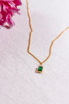 Birthstone Necklace - May / Emerald