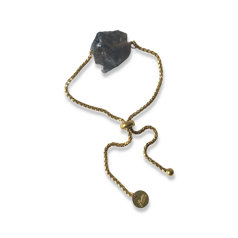 SMOKEY QUARTZ - raw x dainty