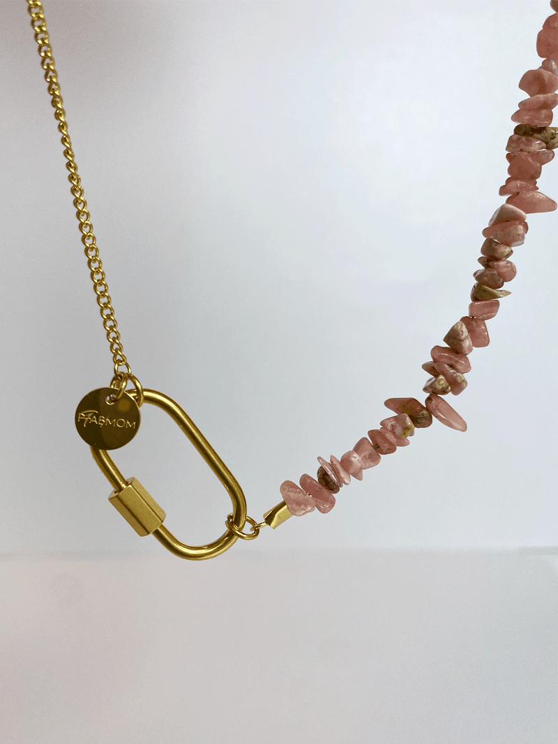 Radiante Rhodochrosite Necklace
