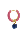 Radiante Pink Crystal Hoop