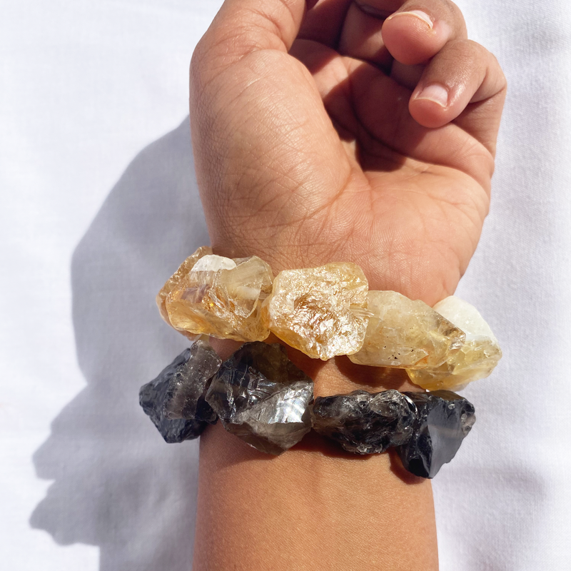 RAW The Smokey Quartz Bracelet