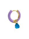 Radiante Purple Crystal Hoop