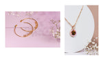 Abundance Necklace & Hoops Set
